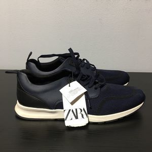 NEW Men’s Zara Navy Trainers Size US 8
